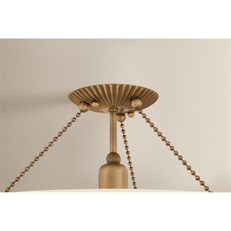 Vivienne 15 Inch Semi Flush Mount by Mitzi